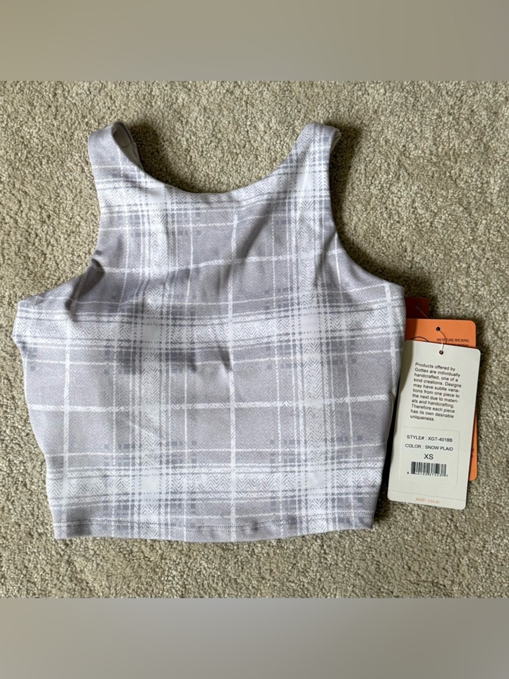 Gottex sports top w built in bra XS